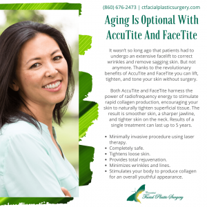 Blog: Aging Is Optional With AccuTite And FaceTite